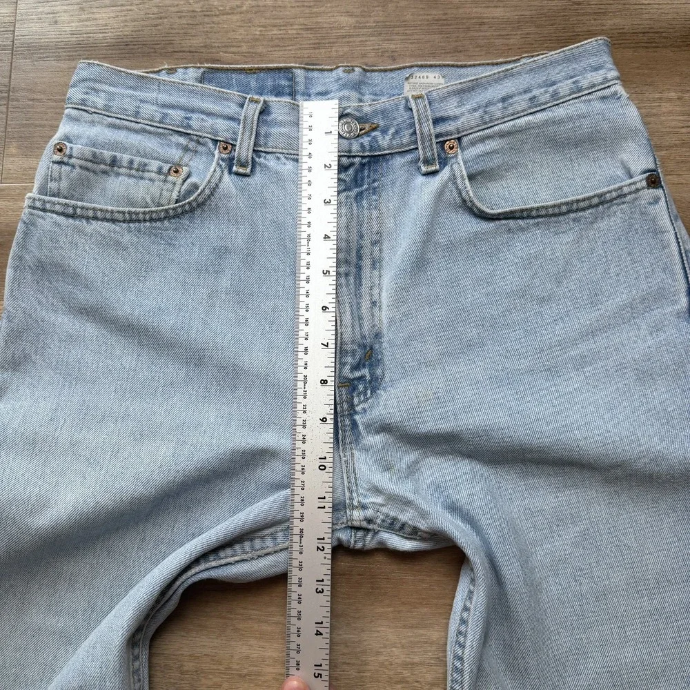 Vintage Levis 505 Jeans Men 32x30 Blue Regular Fit Light Wash Denim 90s (Hemmed)